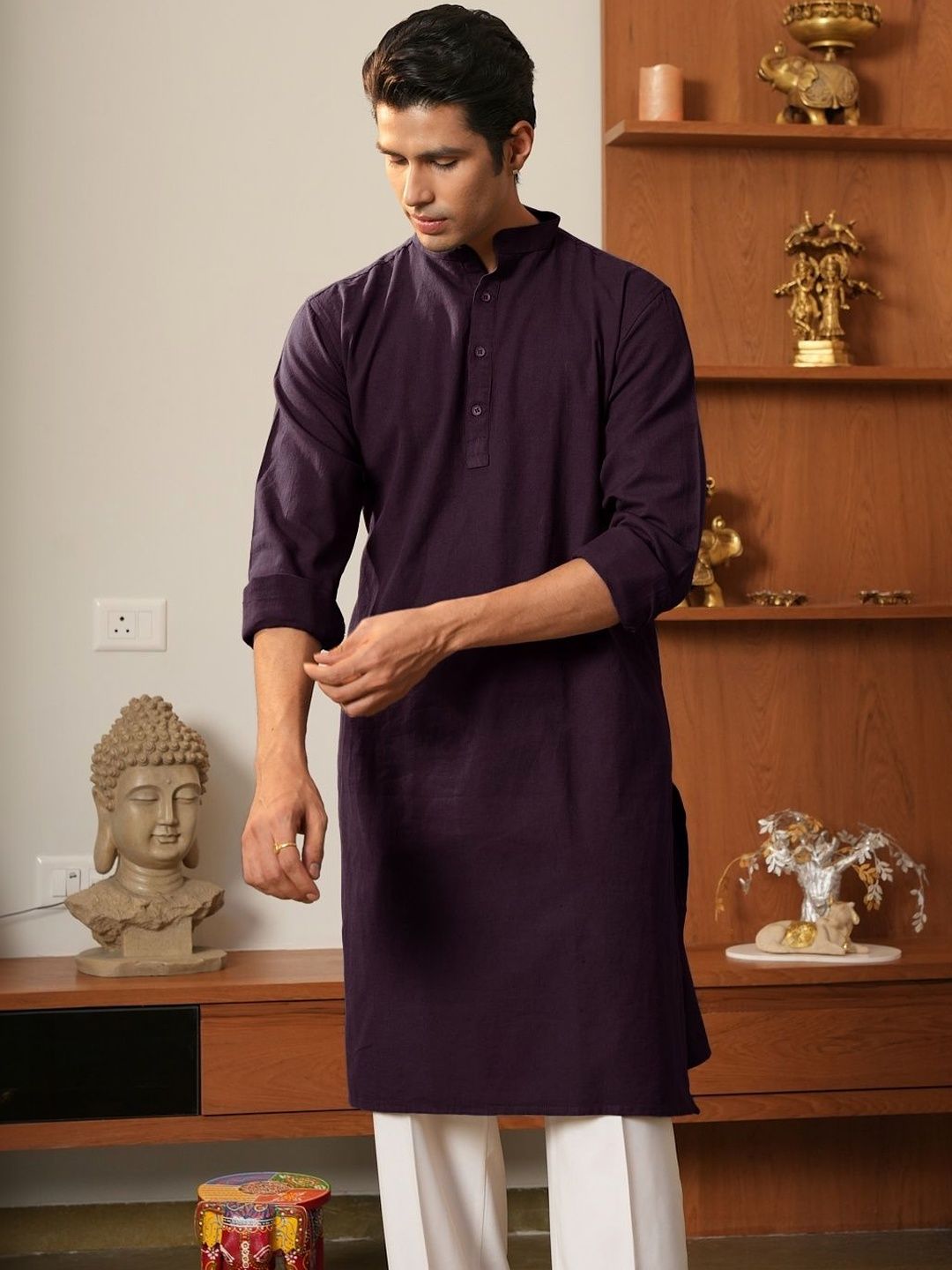 Anouk Men Thread Work Kurta-picture-10