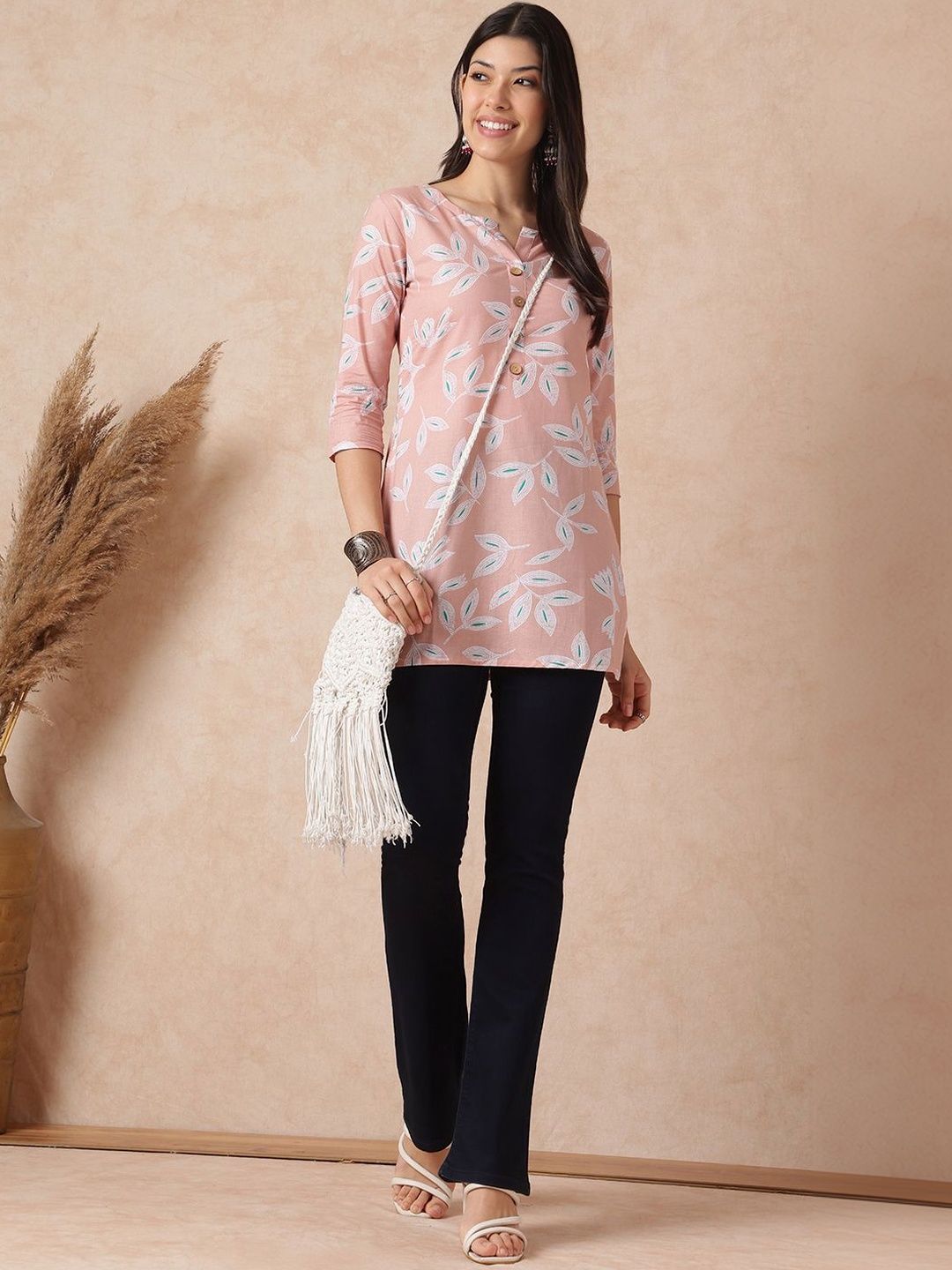 Sangria FUZN Floral Print Cotton Top-picture-50