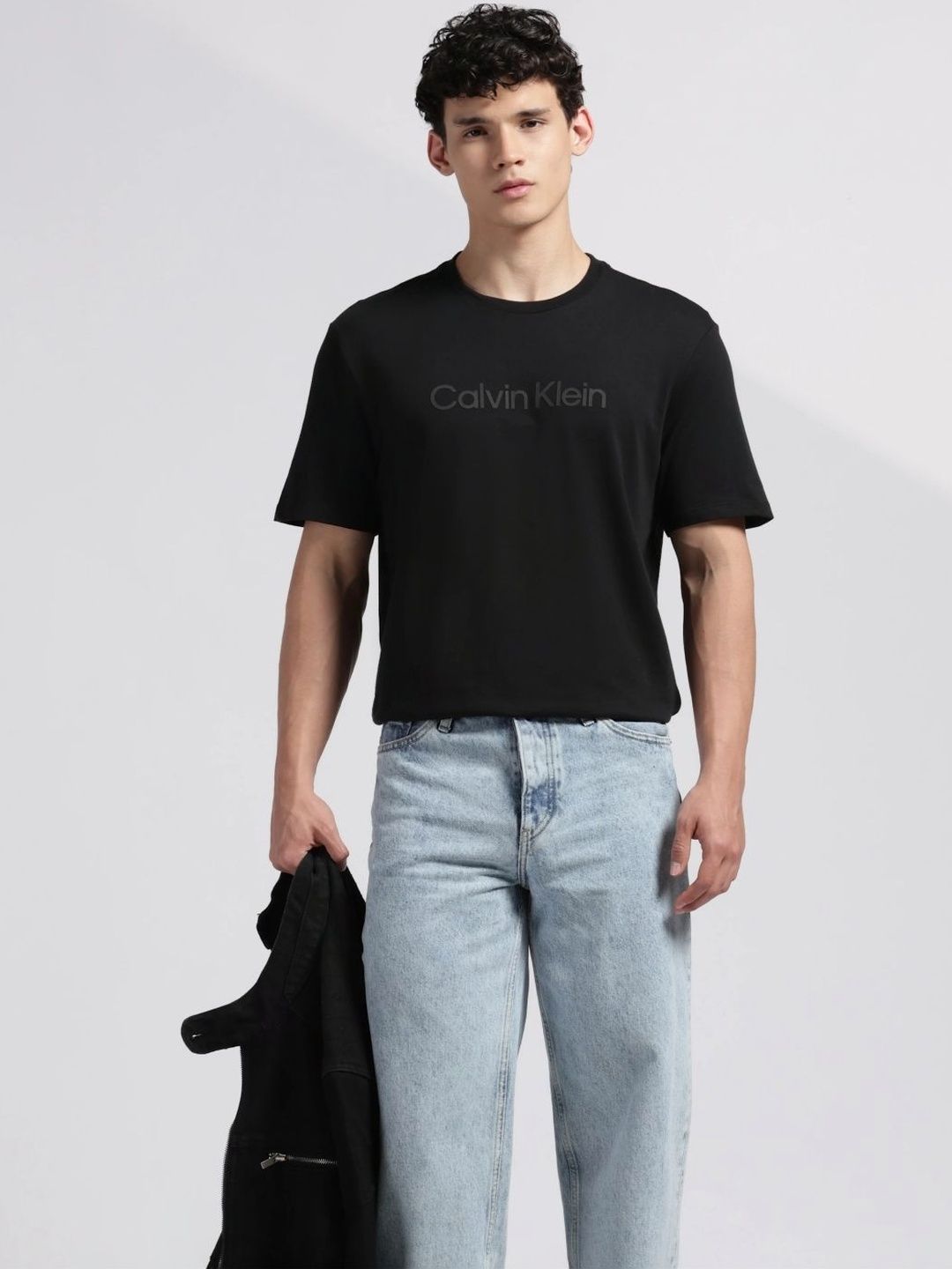 Calvin Klein Jeans Men Brand Logo Printed T-shirt