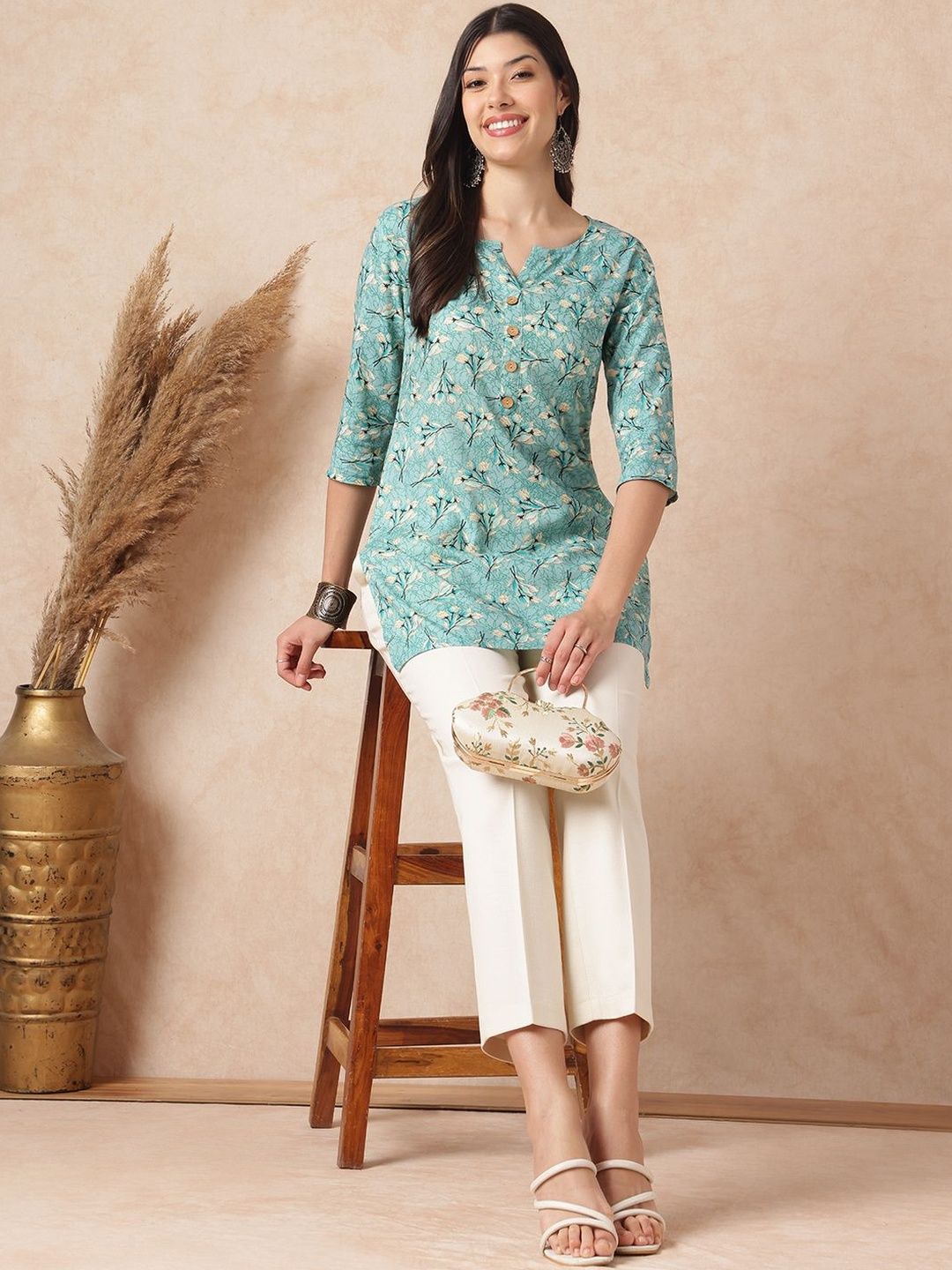 Sangria FUZN Floral Print Top-picture-33