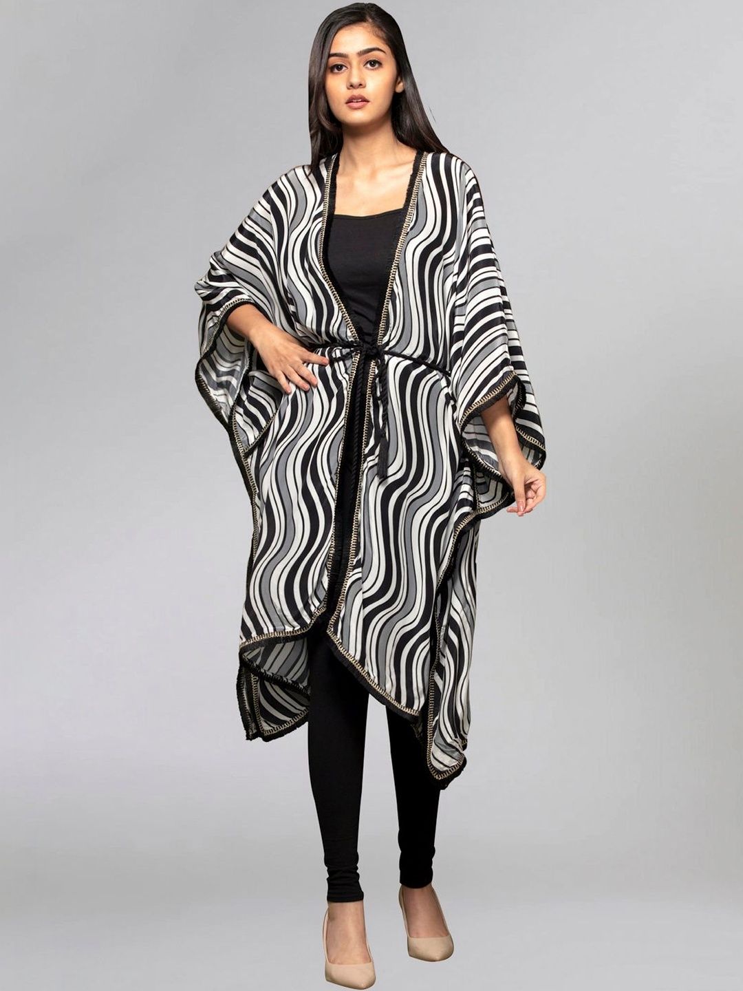 First Resort by Ramola Bachchan Women Printed Embellished Shrug-picture-51