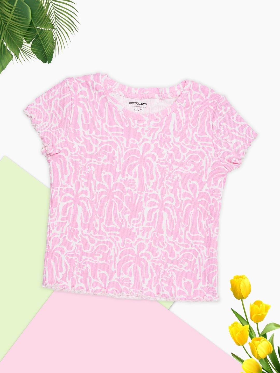 Pantaloons Junior Girls Printed Top-picture-37