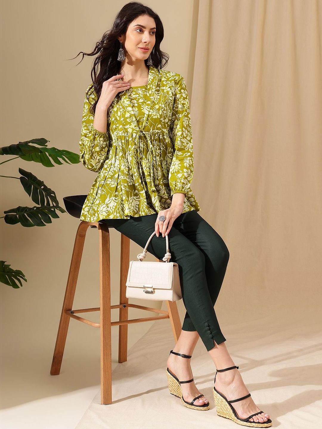 Sangria FUZN Floral Print Cotton Top-picture-20