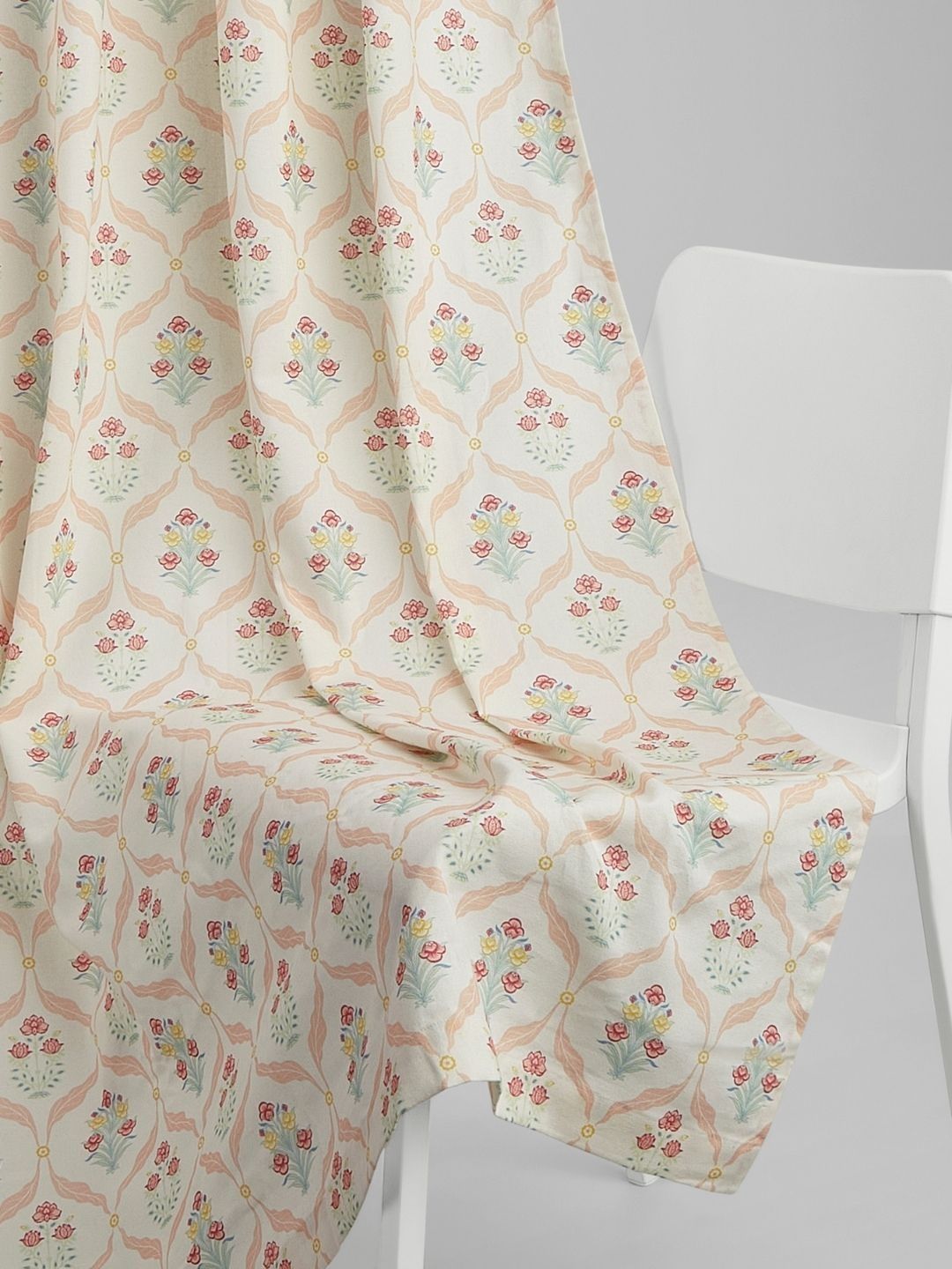 haus & kinder Pink & Cream-Coloured Set of 2 Floral Window-picture-7