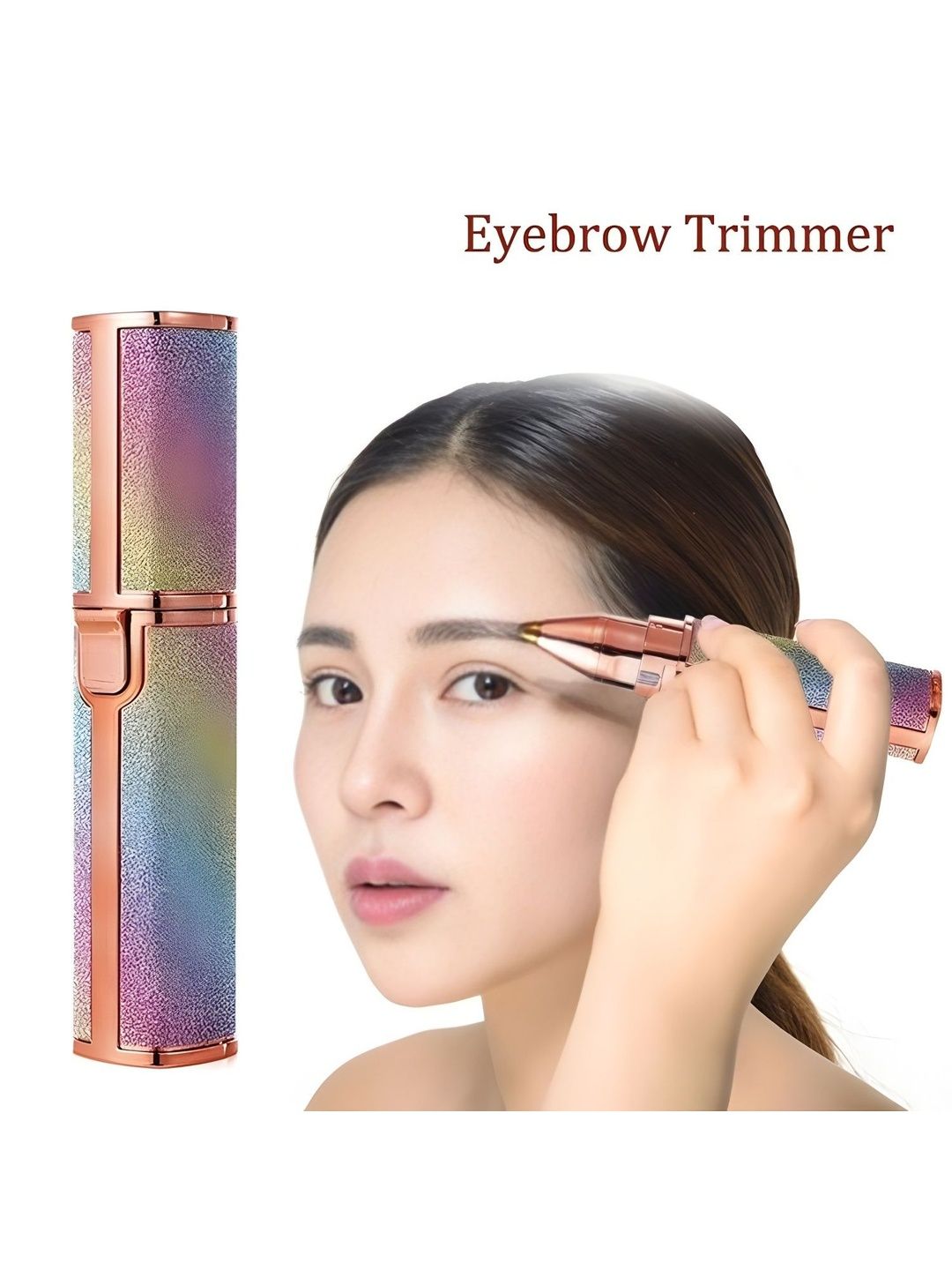 Elecsera 2-In-1 Grooming Eyebrow Trimmer Tool-image-4