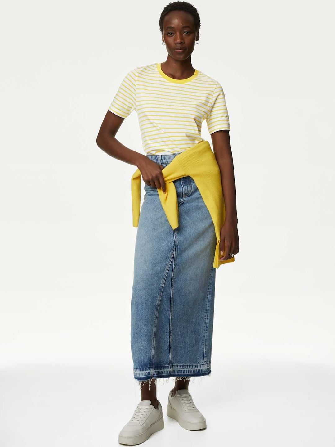 Marks & Spencer Women Striped T-shirt