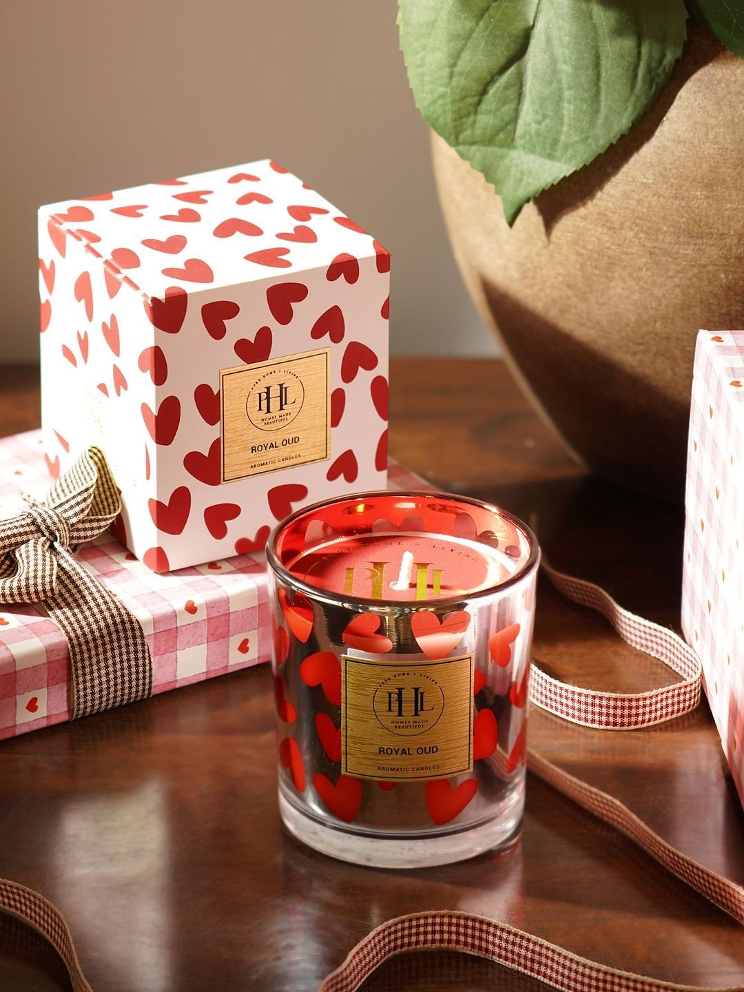 Pure Home and Living Silver-Toned & Red 1 pieces Jar Candle-image-13
