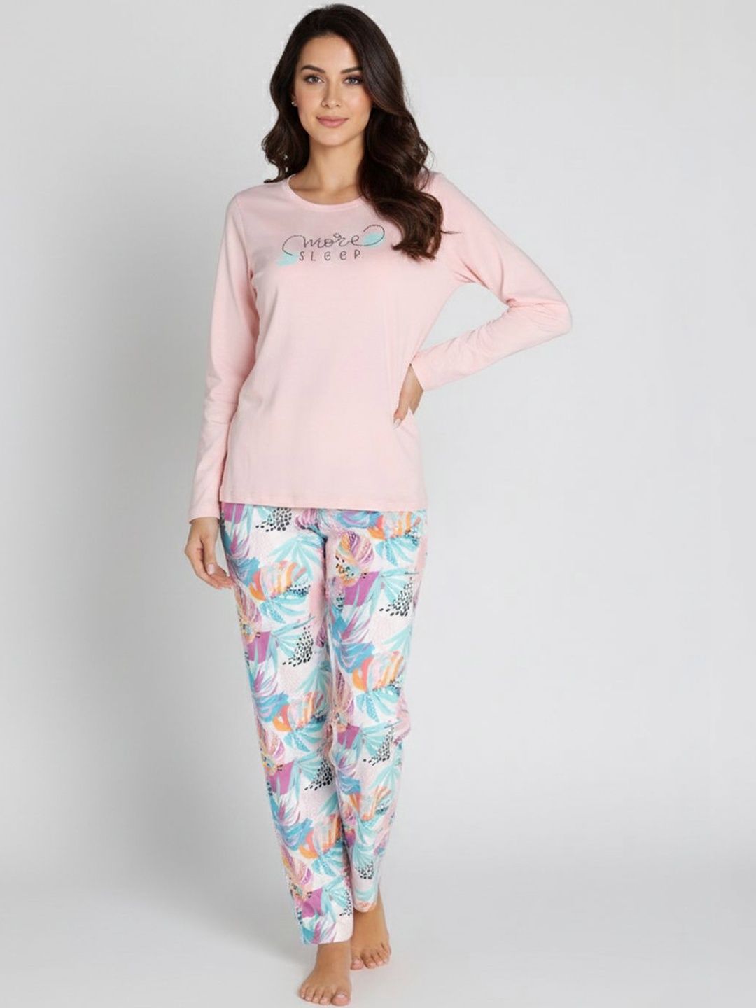 Zivame Women Printed Night suit-picture-17