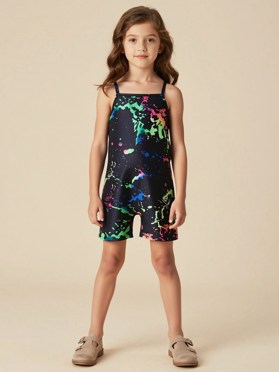 YK Girls Printed Jumpsuit-image-42