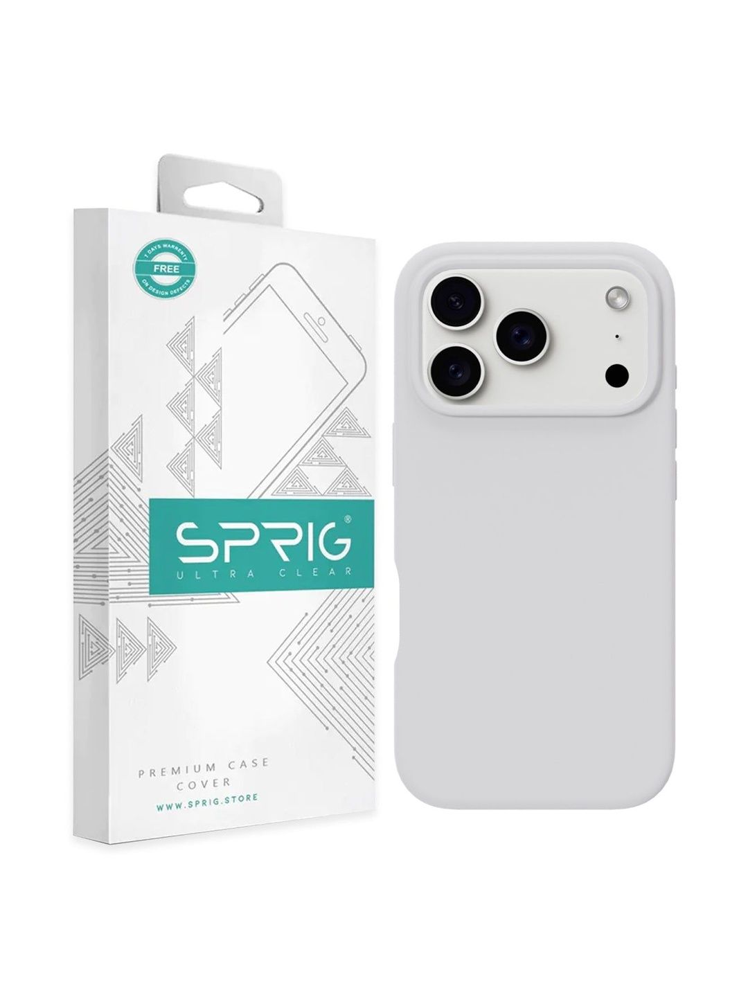 SPRIG Solid Printed iPhone 14 Pro Back Case Mobile Accessories-picture-21