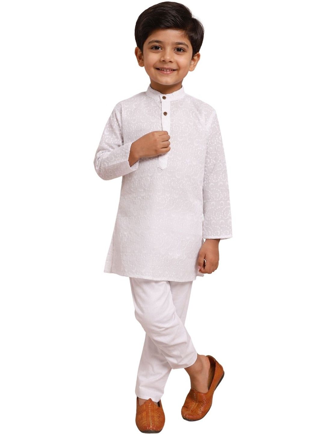 Superminis Boys Regular Pure Cotton Kurta with Pyjamas-picture-27