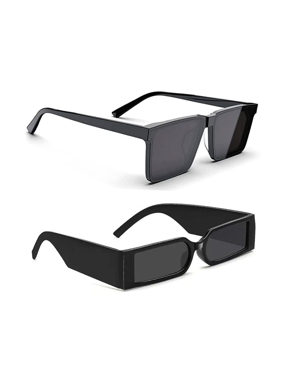 Elligator Men Black Lens & Black Square Sunglasses with-picture-32