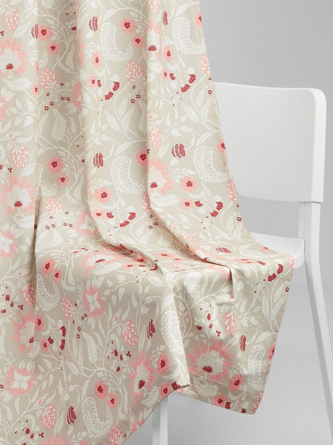 haus & kinder Coral & Red Set of 2 Ethnic Motifs Room Darkening Door Curtain-image-42