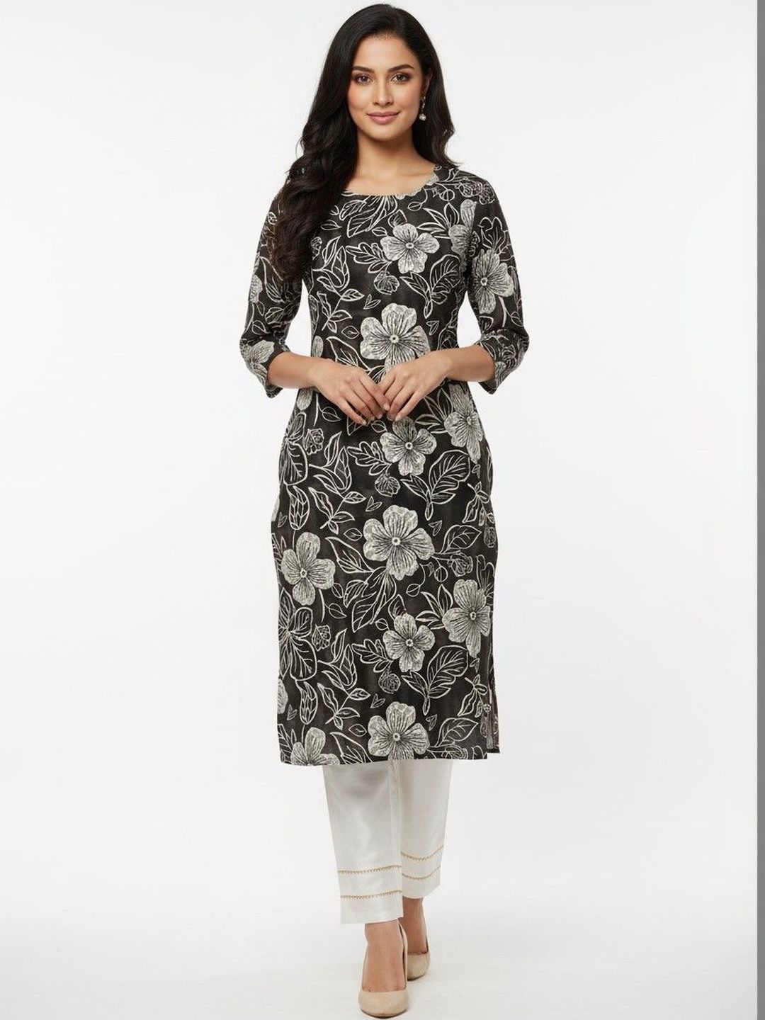 JANKHANA Women Printed Crepe Kurta-picture-10