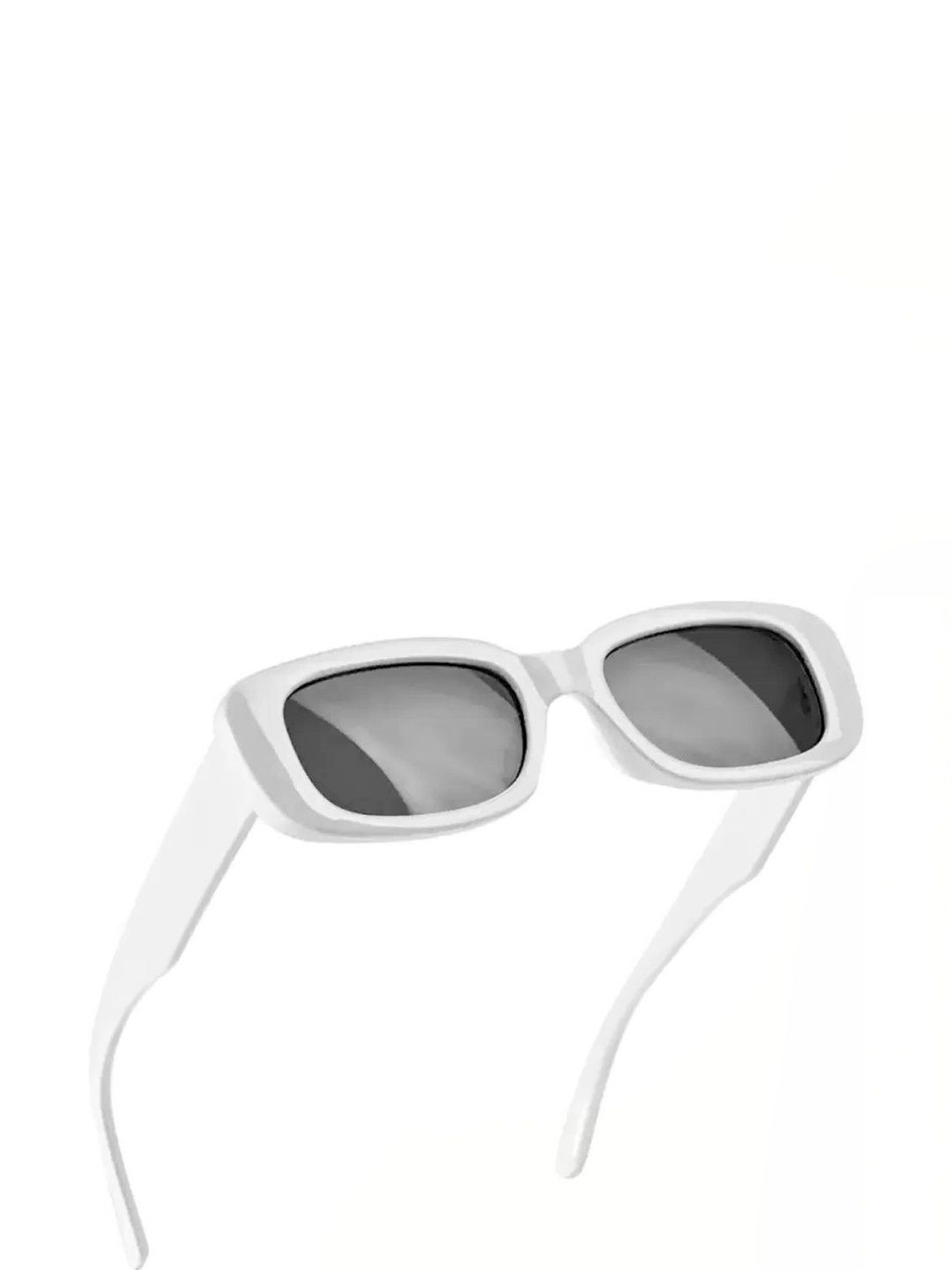 Elligator Men Black Lens & White Square Sunglasses with-picture-38