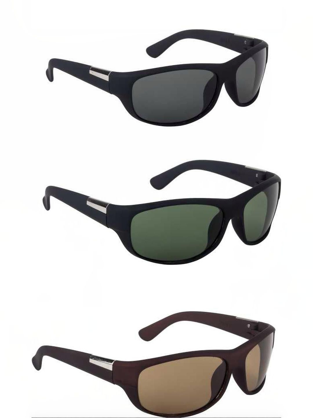 Elligator Men Black Lens & Black Square Sunglasses with-picture-20
