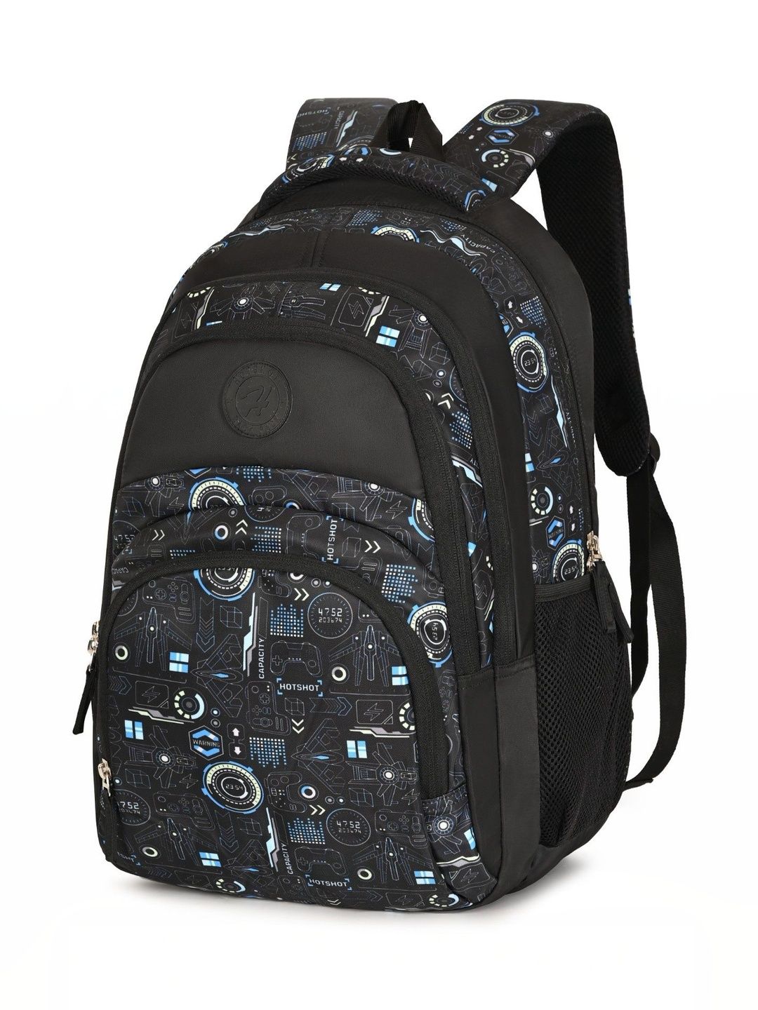 HOTSHOT Unisex Geometric Backpack-picture-12