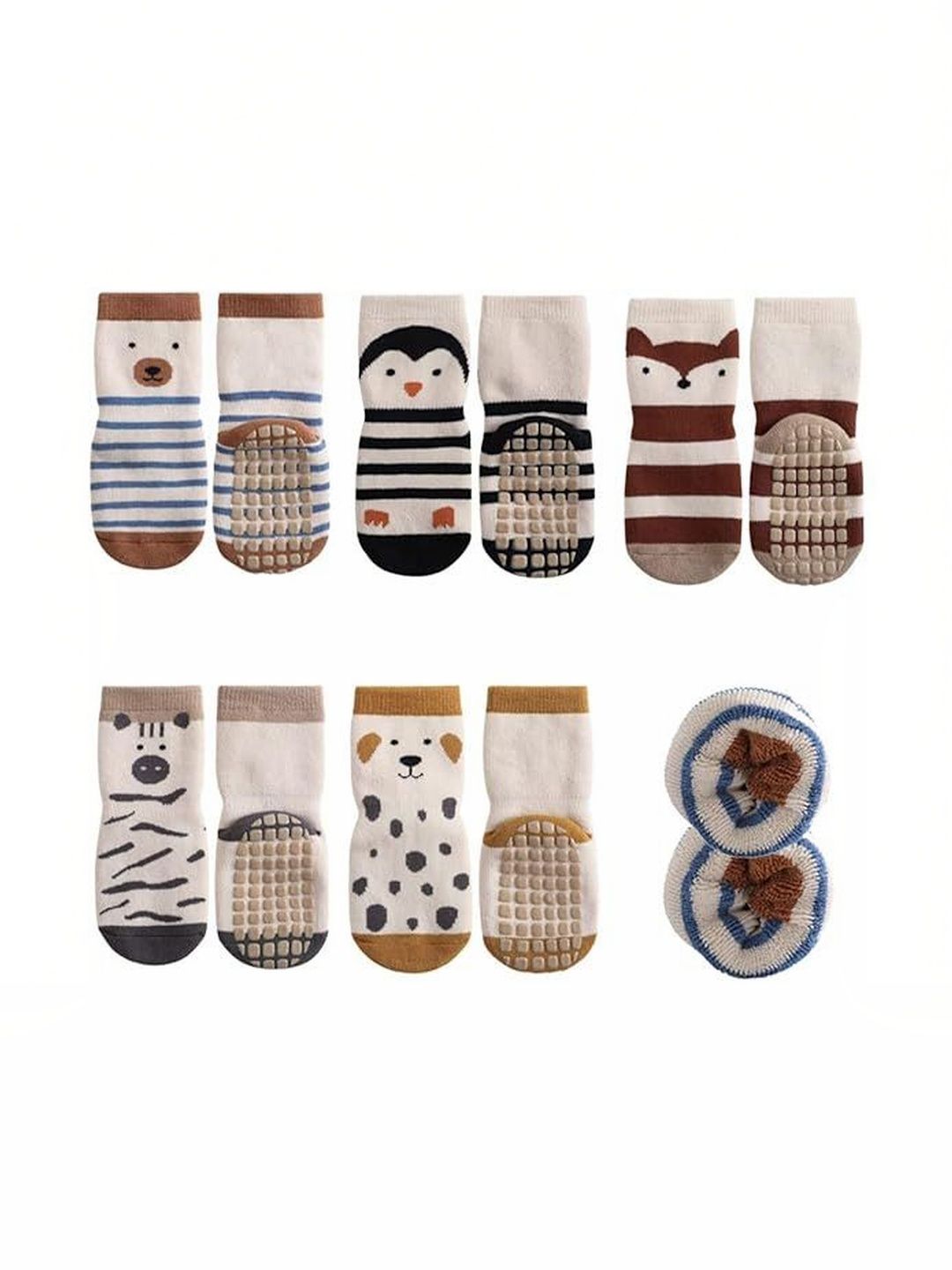 Teri Beri Infants Pack Of 5 Patterned Ankle Length Socks