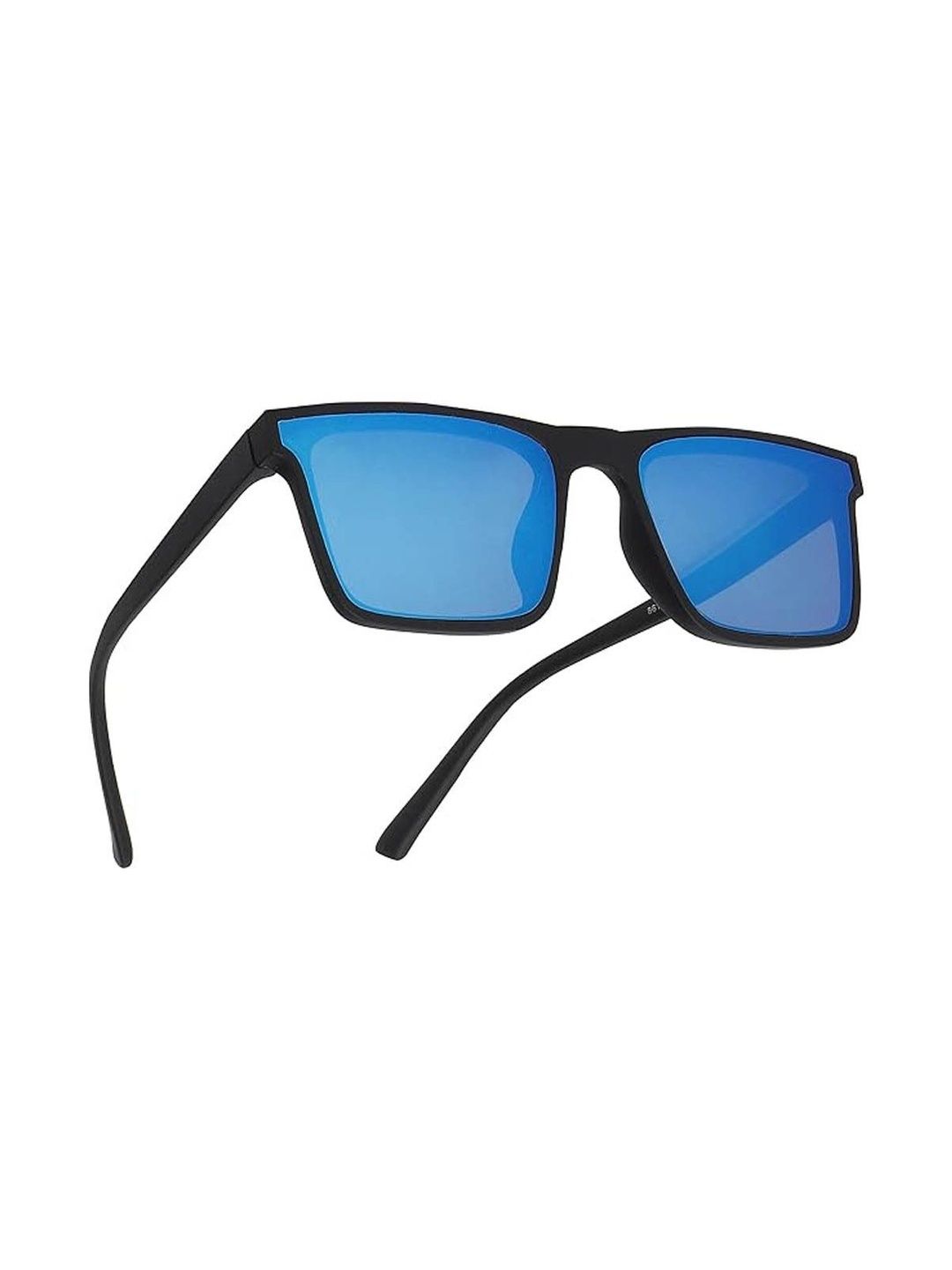 Elligator Men Blue Lens & Black Square Sunglasses with-picture-28