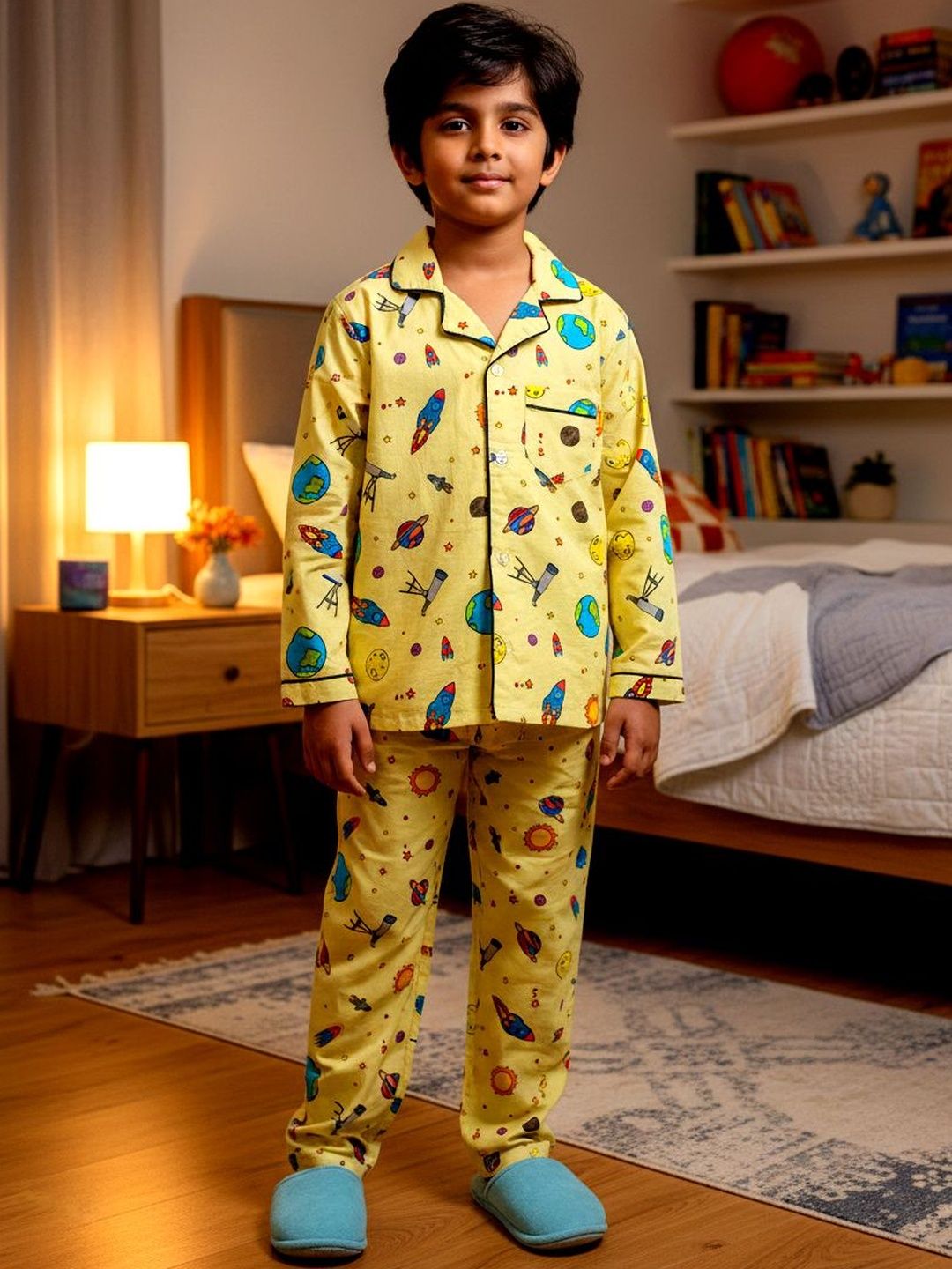 DTD Don't tell Dad Unisex Kids Printed Night suit