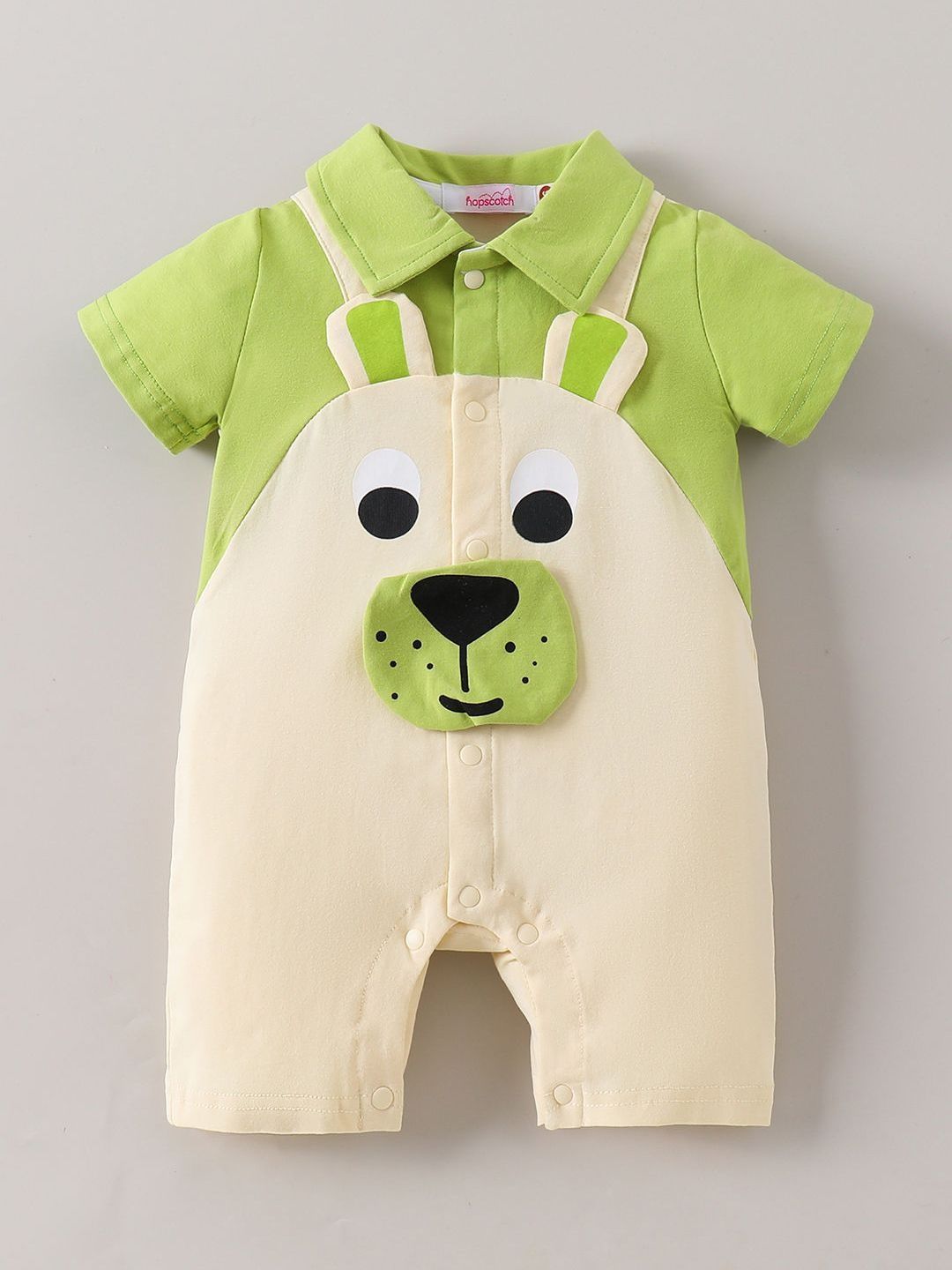 Hopscotch Boys Cotton Rompers