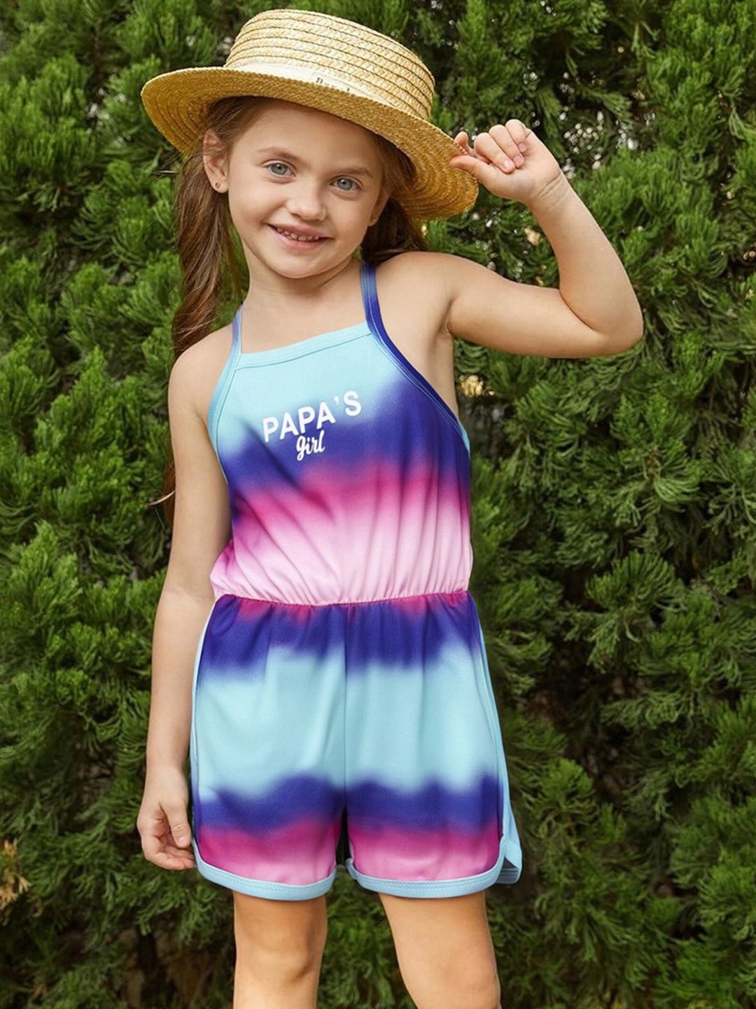 YK Girls Colourblocked Jumpsuit-image-27