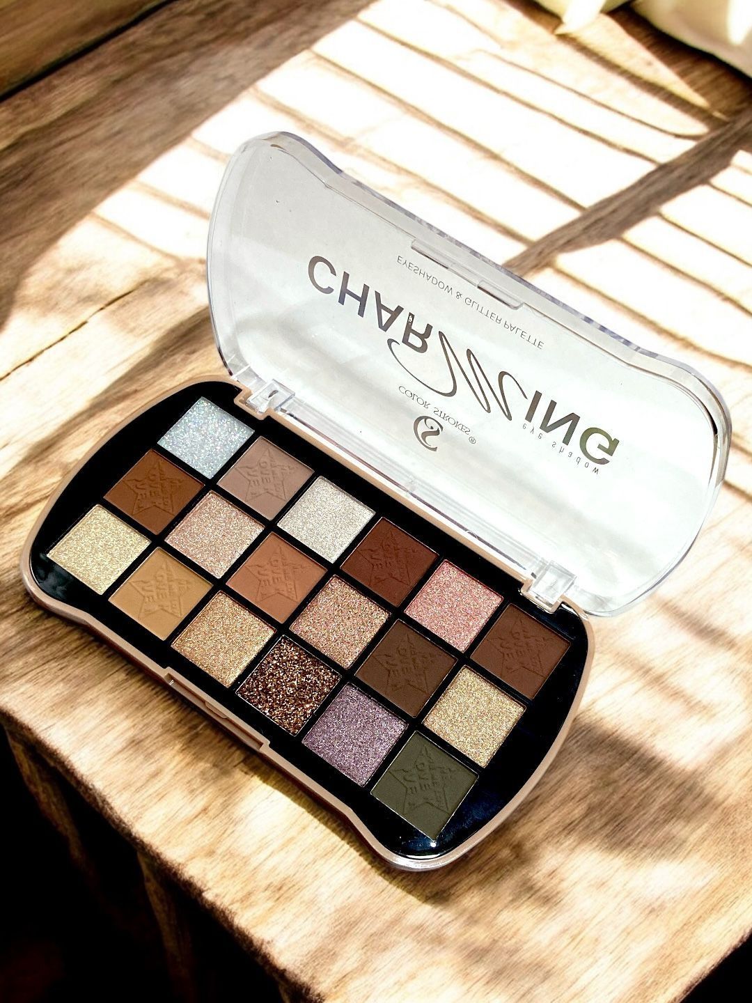 color strokes 18 Shades Shimmer Eyeshadow Palette - Shade-A-image-20