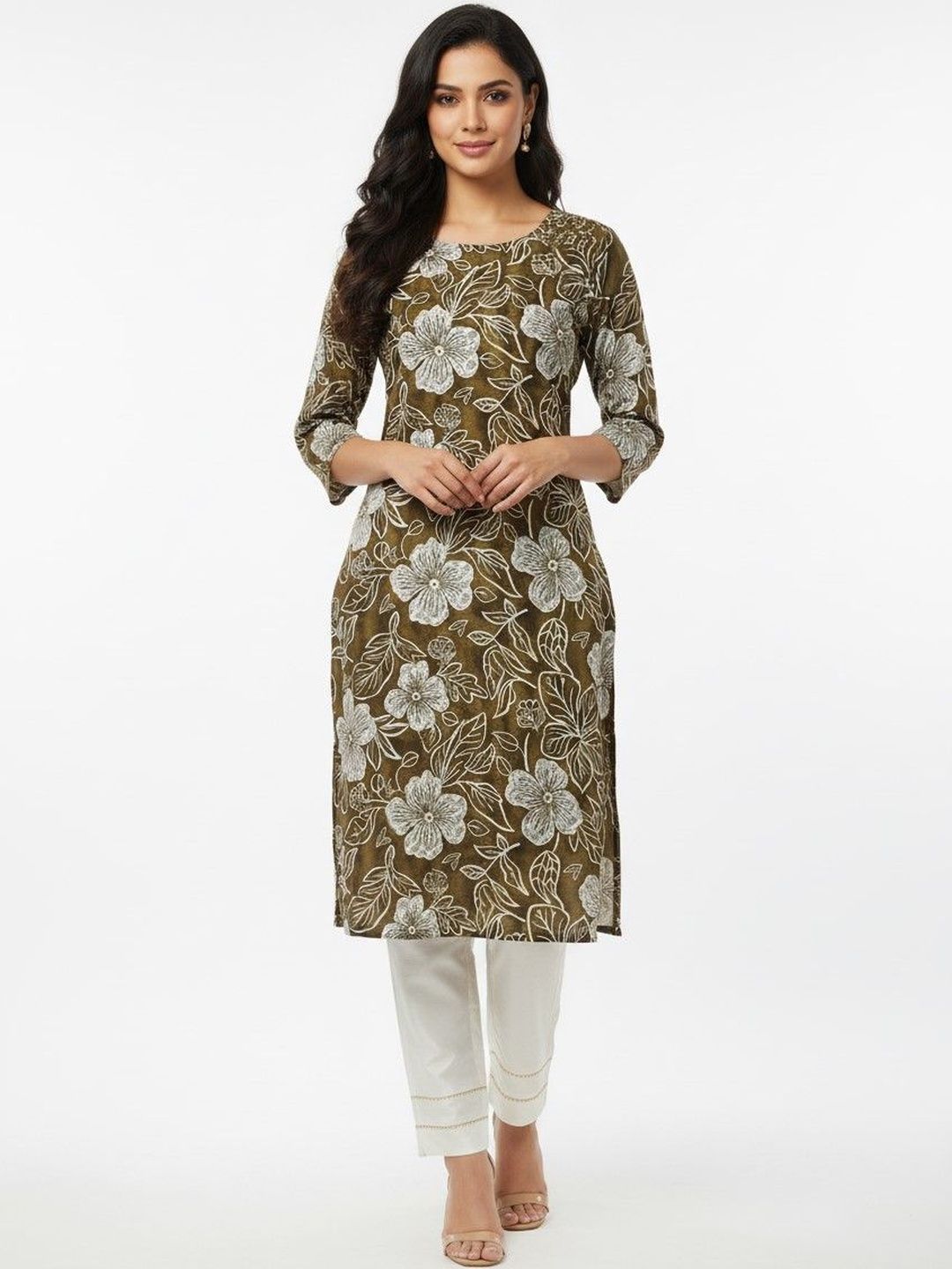 JANKHANA Women Printed Crepe Kurta-picture-8