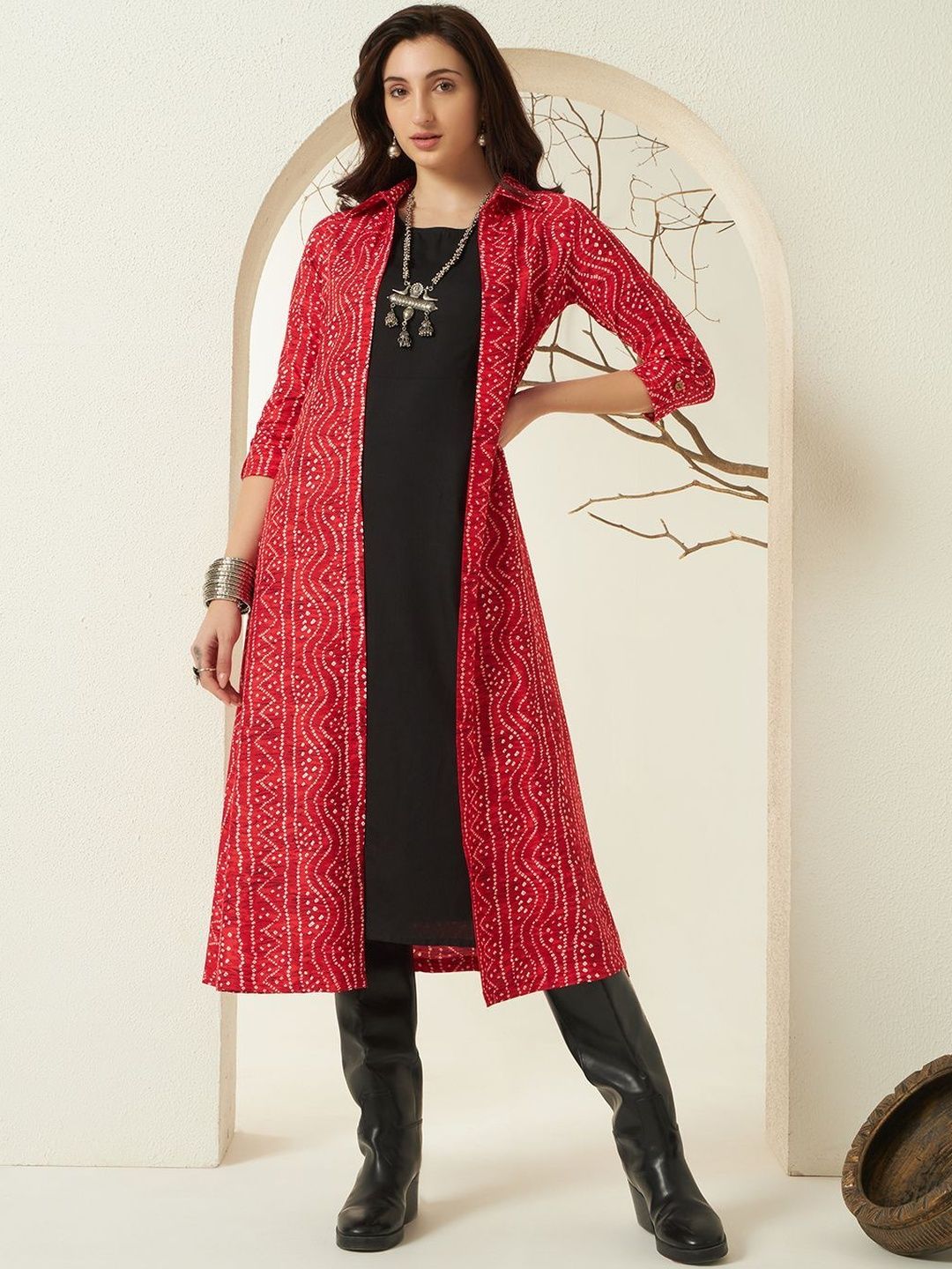 Meeranshi Women Longline Ethnic Shrug-picture-47