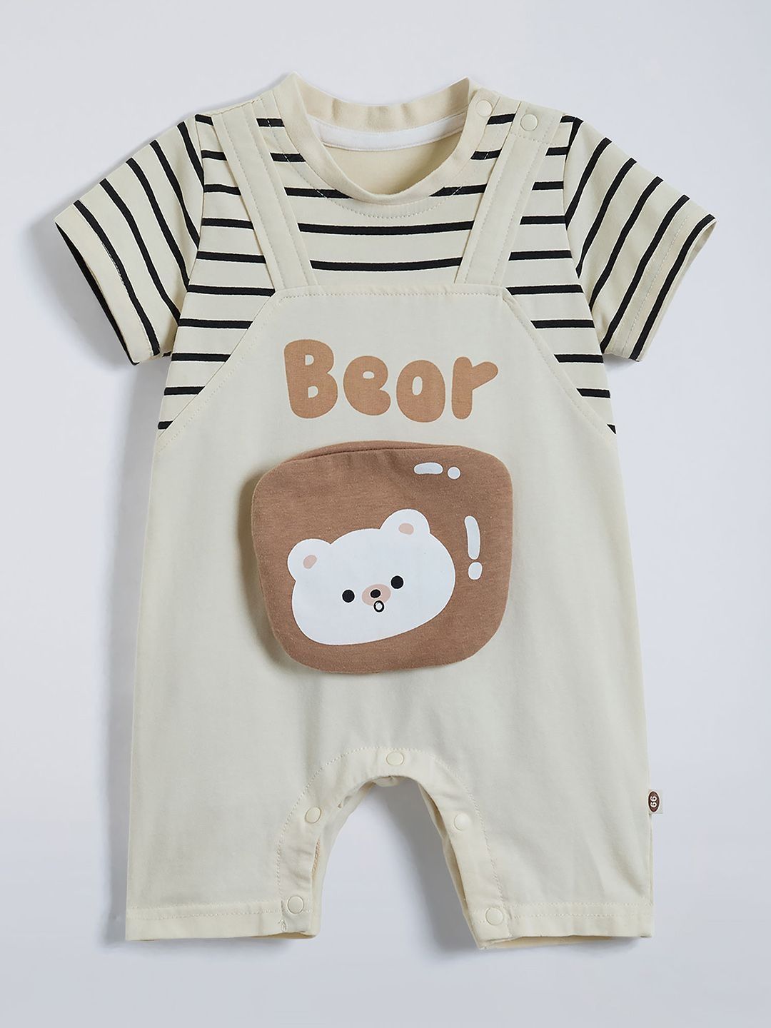 Hopscotch Boys Cotton Rompers