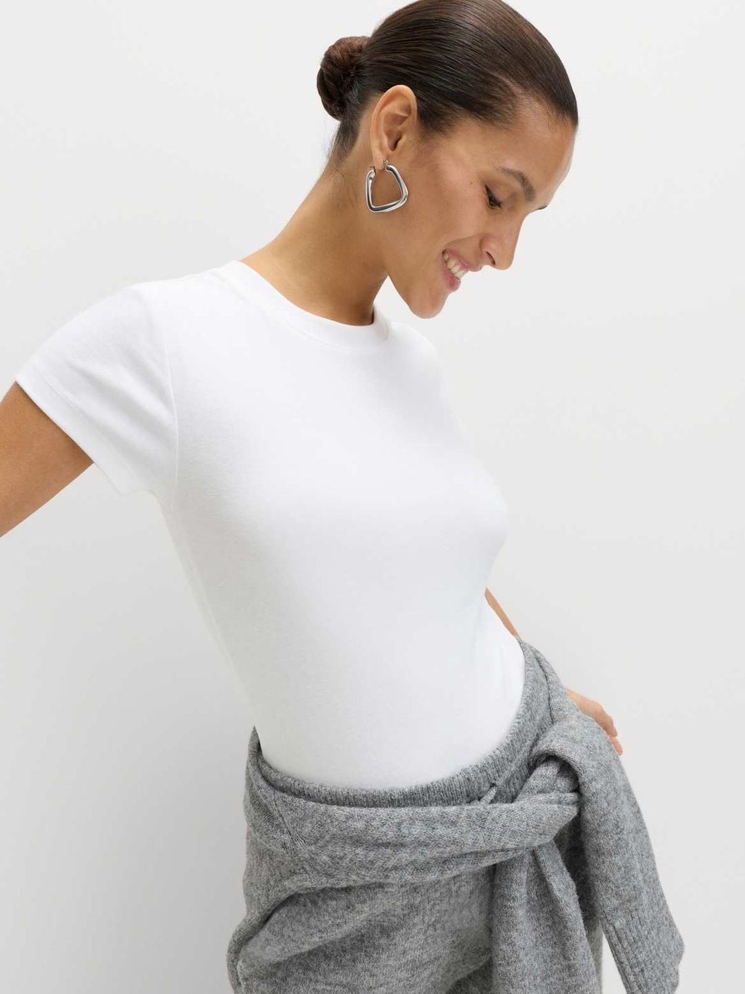 Marks & Spencer Women Slim Fit T-shirt