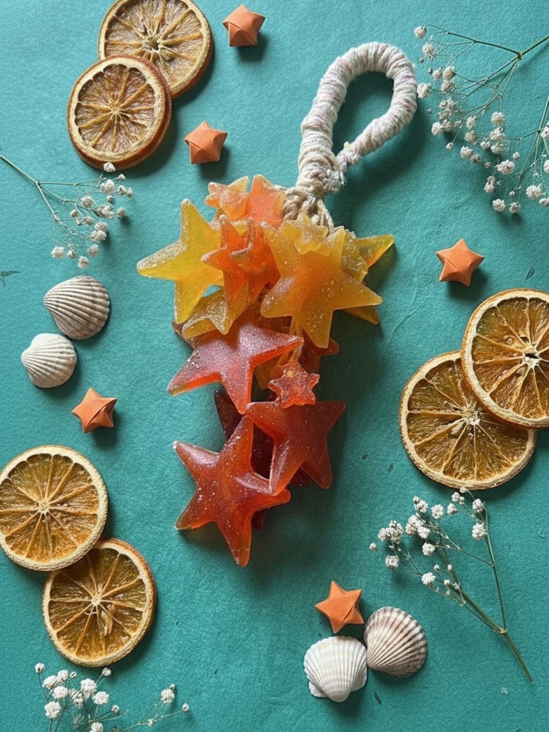 KRENOZ Sunburst Star Hanging Handwash Soap - 100 g-picture-22