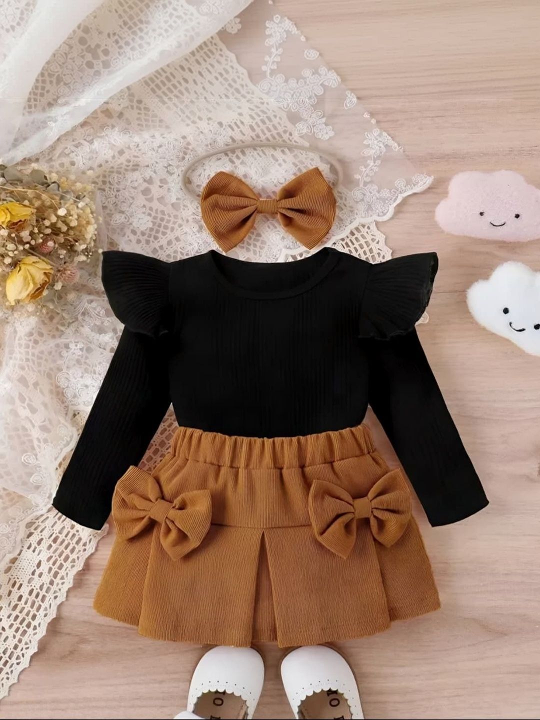 BR WORLD COLLECTION Girls Top with Skirt-picture-26