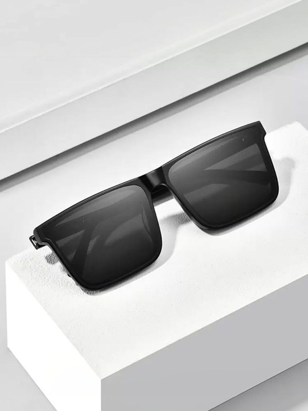 Elligator Men Black Lens & Black Square Sunglasses with-picture-54