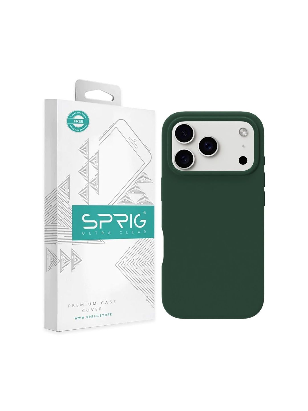 SPRIG Solid Printed iPhone 15 Pro Max Back Case Mobile Accessories-picture-17
