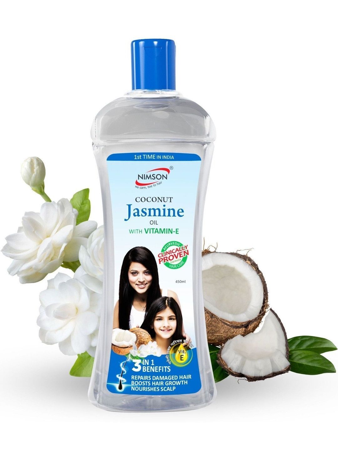 Nimson Jasmine Coconut Hair Oil - 180 ml-picture-56