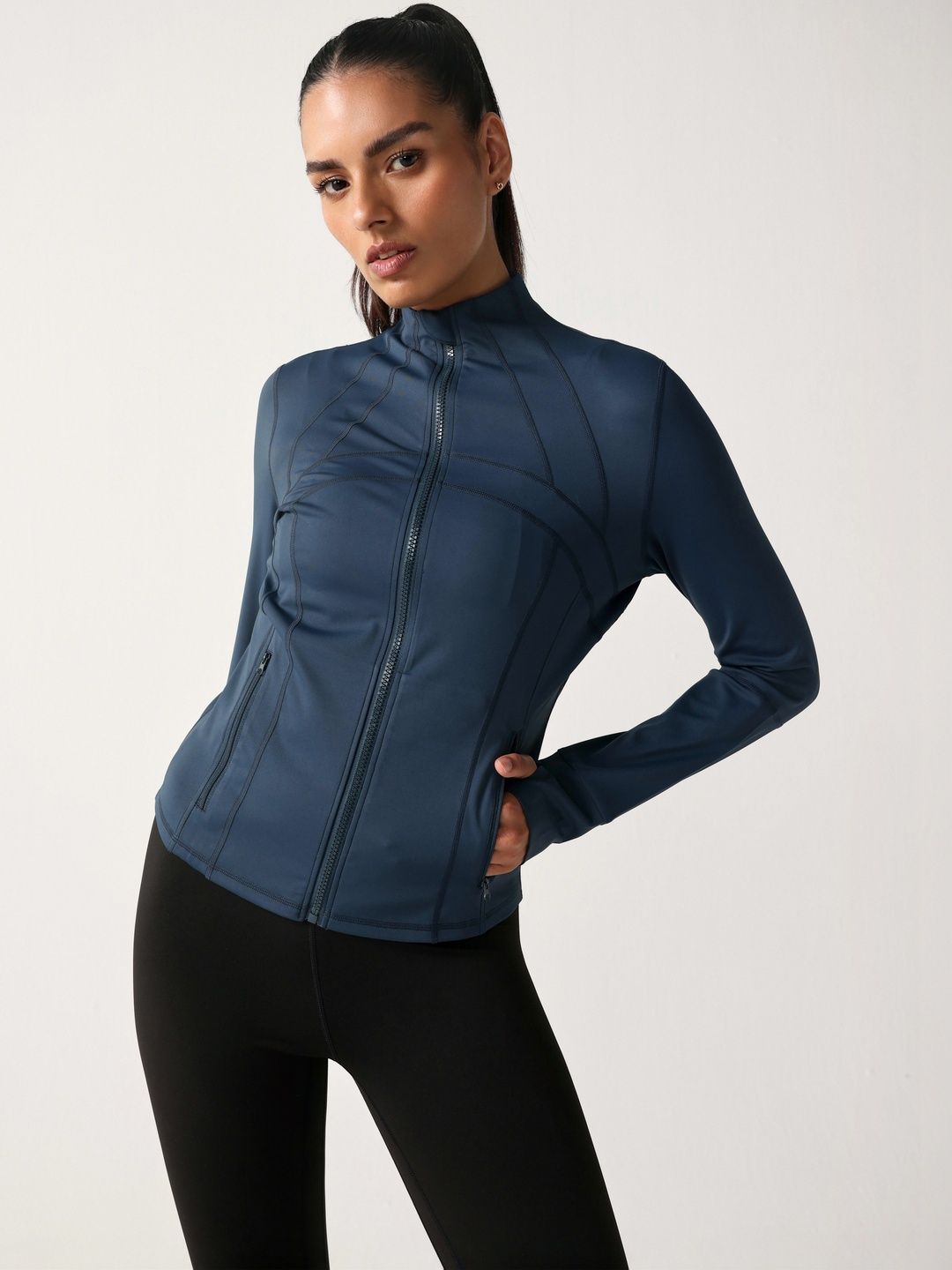 SAWSEE Women Lightweight Running Sporty Jacket-image-18