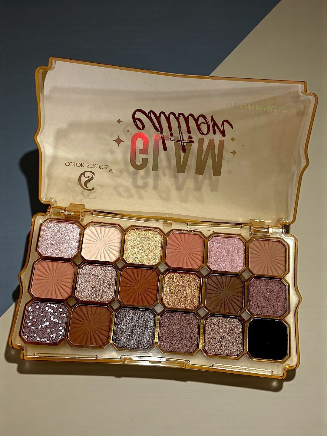color strokes 18 Shades Shimmer Eyeshadow Palette - Shade-B-image-21