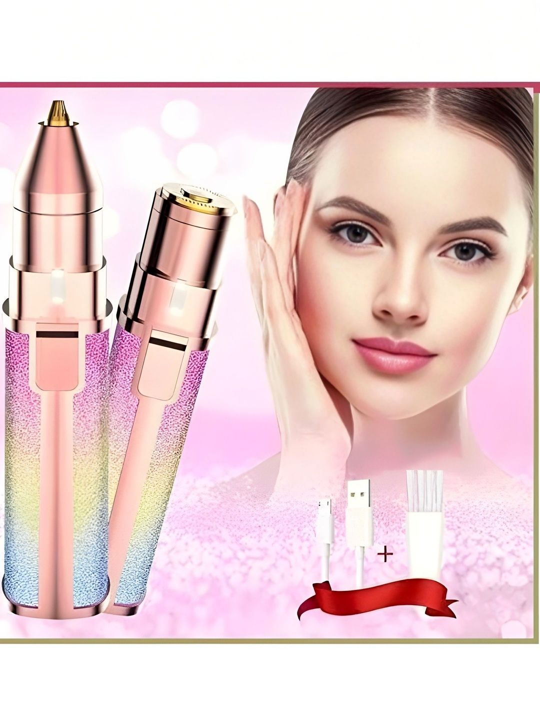 Elecsera Mini Facial Hair & Eyebrow Trimmer-picture-2
