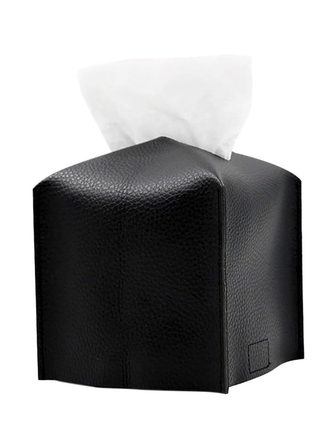 HASTHIP Black & Black Textured Plastic Tissue Holders-image-5