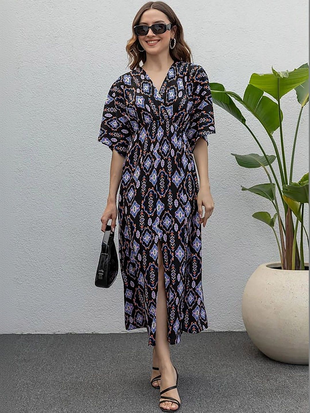 NWH Print Kaftan Midi Dress-picture-54
