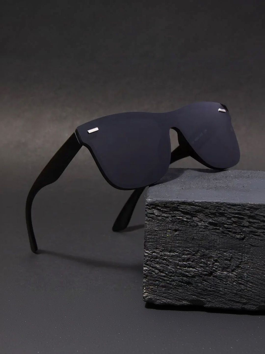 Elligator Men Black Lens & Black Square Sunglasses with-picture-14