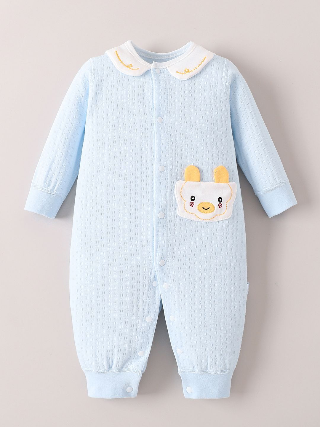 Hopscotch Infant Girls Animal Applique Rompers