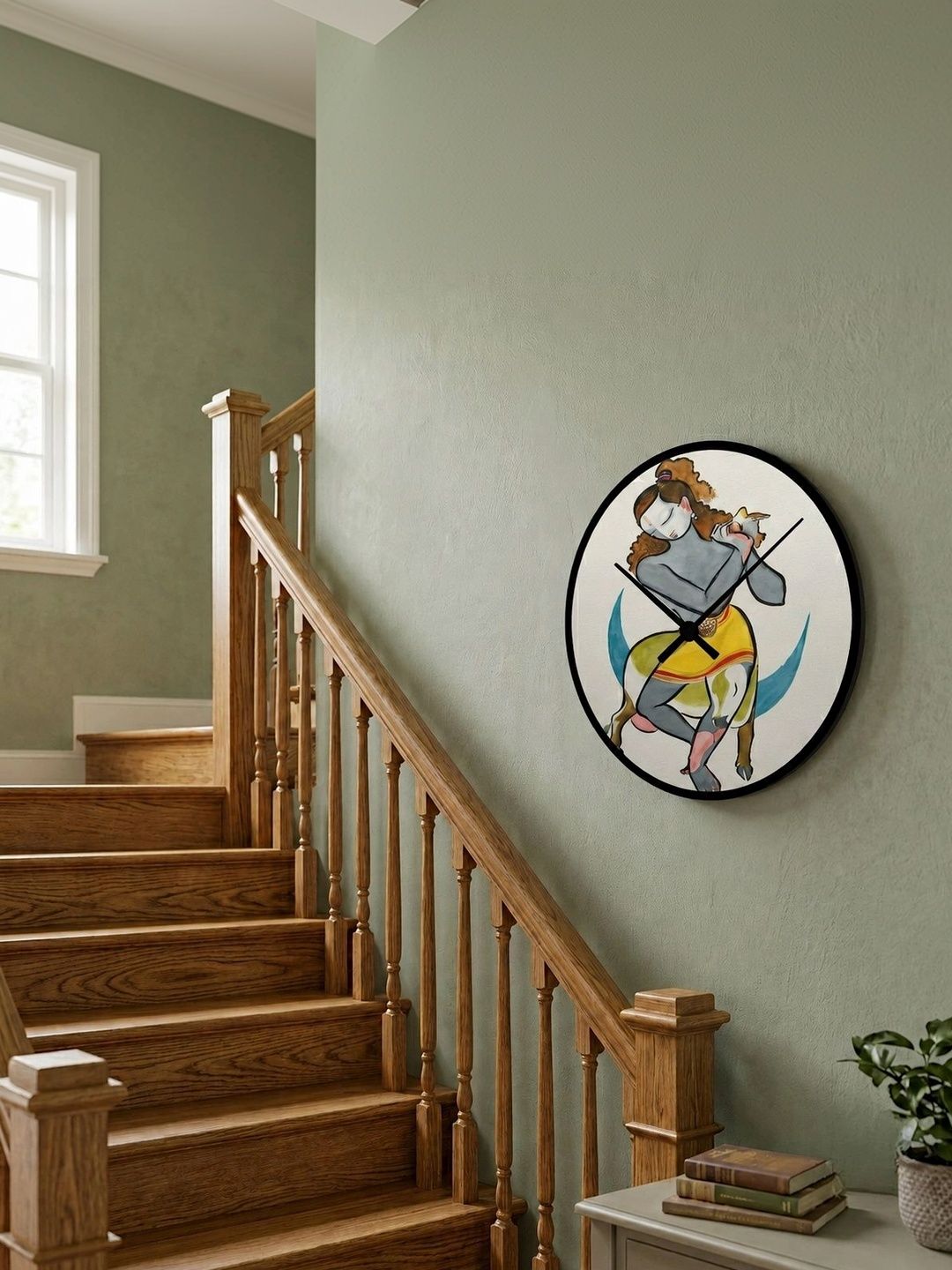 Nutts Multicoloured Printed Wall Clock-picture-28
