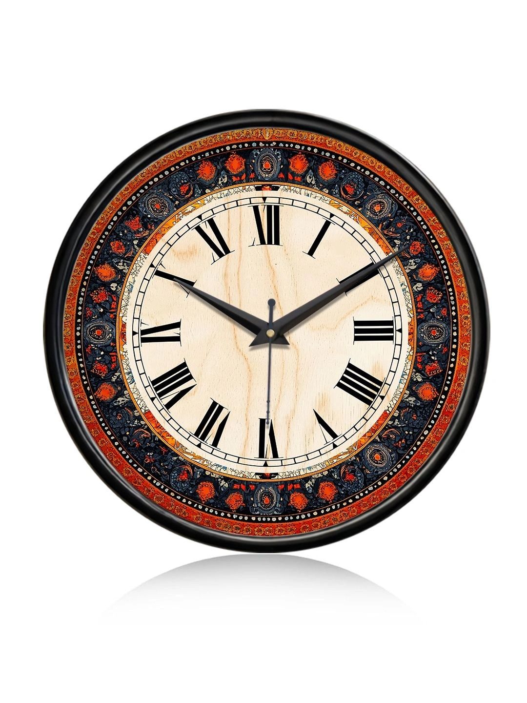 OLIVE TREE Black Printed Wall Clock-image-31