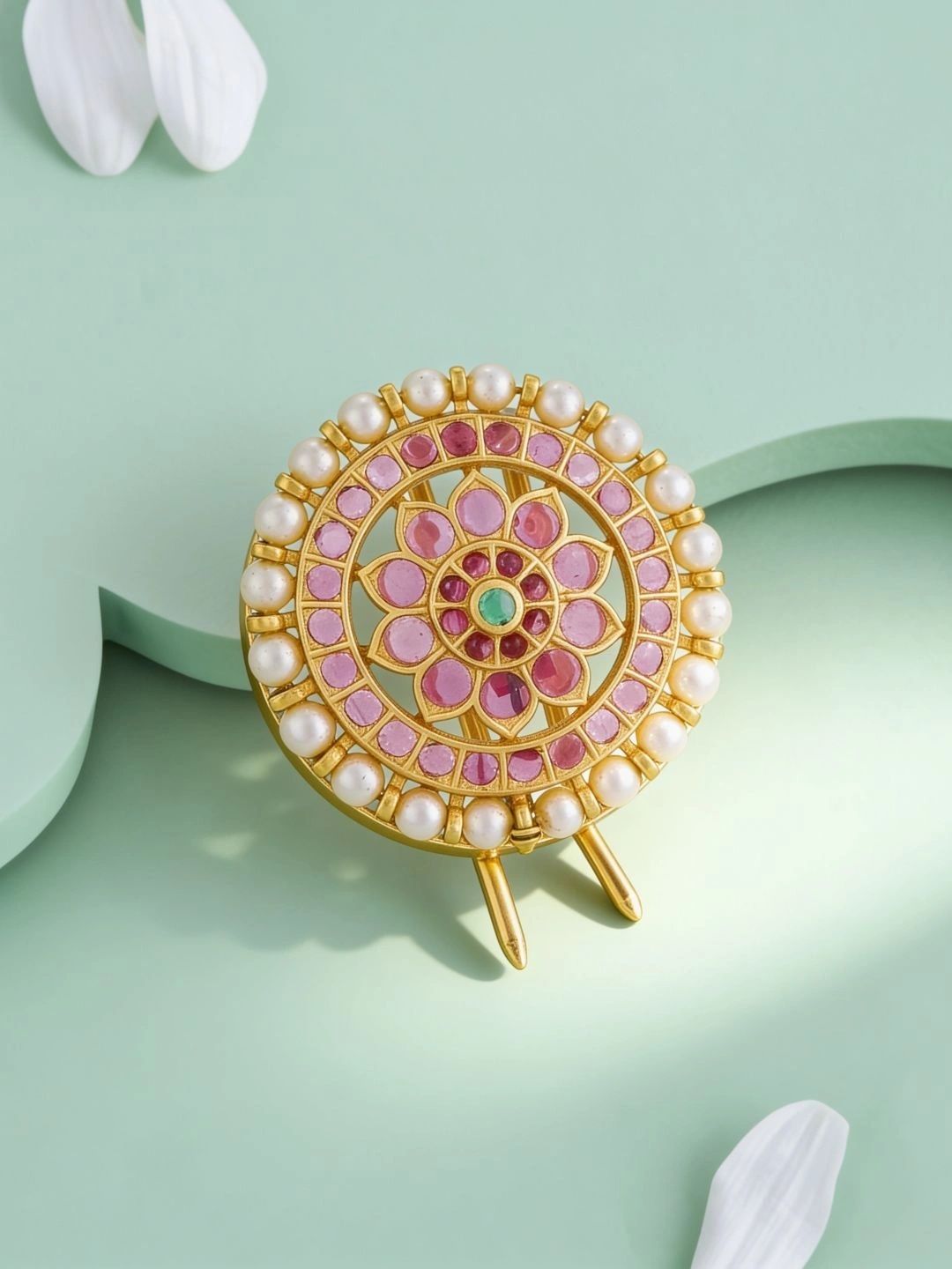 Kushal's Fashion Jewellery Women Embellished Comb Pin-image-22