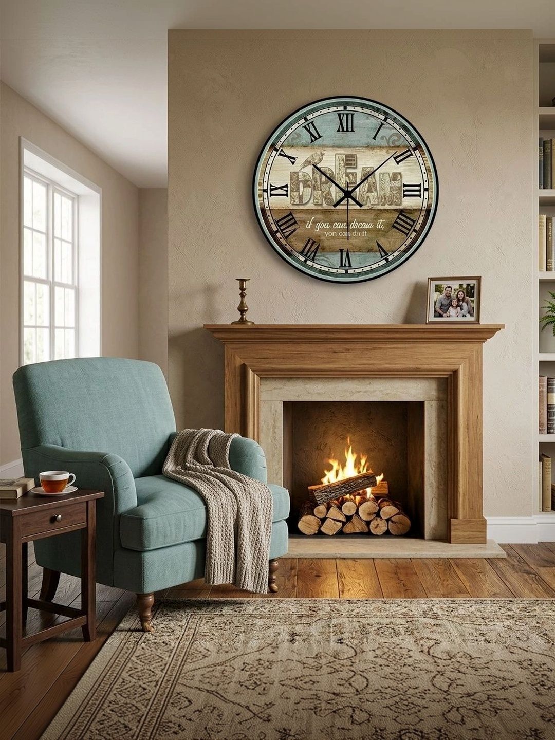 Nutts Multicoloured Printed Wall Clock-picture-37