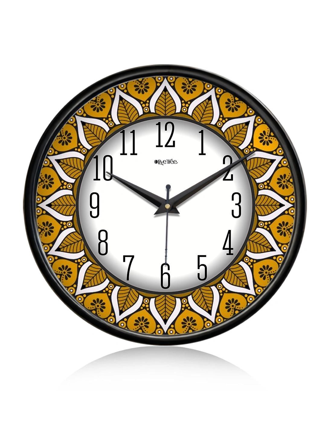 OLIVE TREE Black Printed Wall Clock-image-41