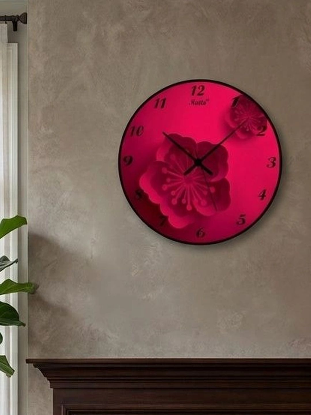 Nutts Multicoloured Printed Contemporary Wall Clock-picture-35