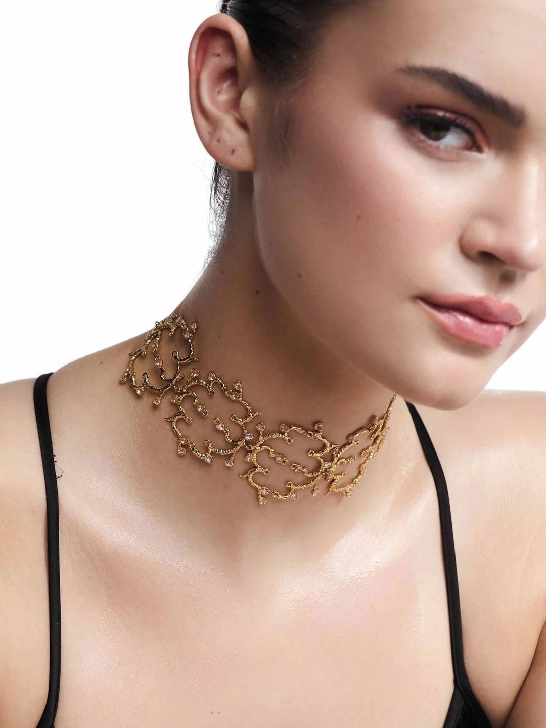 Amama Brass Choker Necklace-picture-3